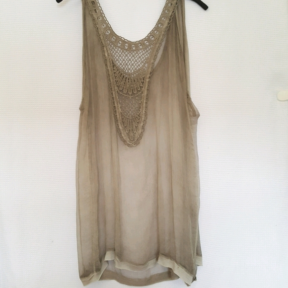 Raw Silk Made in Italy Womens M Crochet 2Pc Dress - Picture 3 of 14